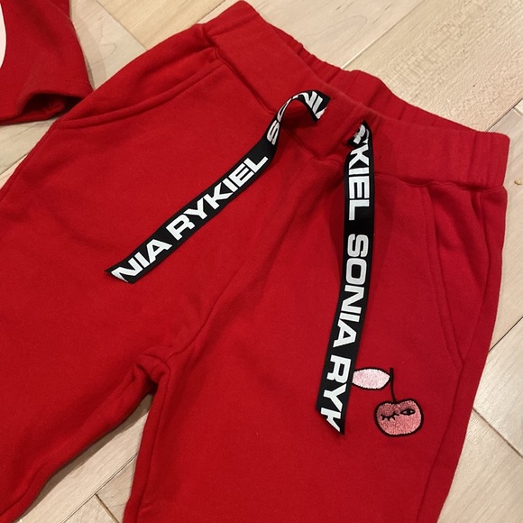 Sonia Rykiel Paris girls super soft cotton joggers top set tracksuit - Picture 7 of 16